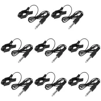 Звукосниматель Clip On 6.35mm гитарный звукосниматель тюнер для струнного инструмента скрипки укулеле Q