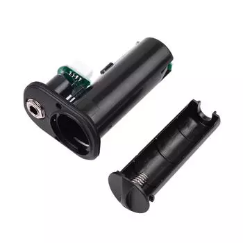 Звукосниматель для акустической гитары Резонансные звукосниматели Система предусилителя со светодиодным экраном чёрный