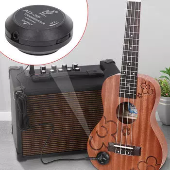 Звукосниматель для гитары Портативный музыкальный инструмент Аксессуар для концертного оркестра Укулеле