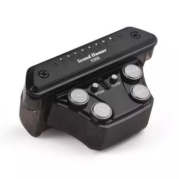 Звукосниматель для гитары Sound Hunter Деревянная гитара Звукосниматель с отверстием для резонатора Шумоподавление Резонанс Нет чёрный