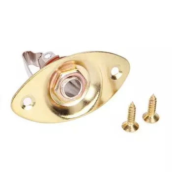 Звукосниматель O-val для электрогитары/баса 6,35 мм Poratble золотой