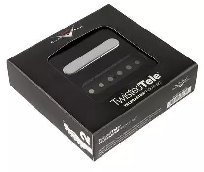 Звукосниматели Fender Twisted Fender® Tele®, черные/хромированные