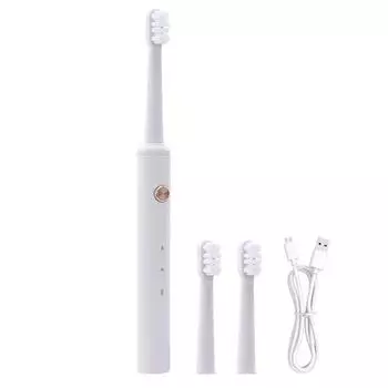 Звуковая электрическая зубная щетка для взрослых IPX8 Водонепроницаемая Высокочастотная вибрация Умное время Научная чистка зубов