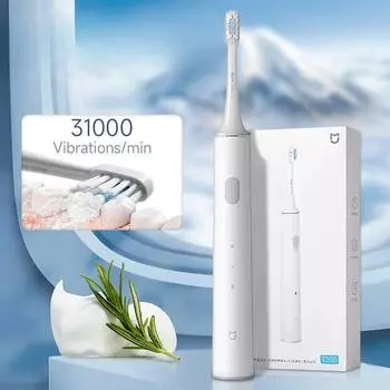 Звуковая электрическая зубная щетка T300 UV IPX7 Водонепроницаемая умная щетка для отбеливания зубов Беспроводное средство для гигиены полости рта