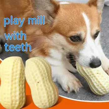 Звуковая игрушка для собак Andy, инструмент для облегчения арахиса, шлифовка зубов и устойчивость к укусам, корги, Тедди, чай, маленькая собака