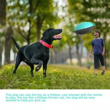 Звуковая игрушка для собак, устройство для утечки еды, звуковой шар, головоломка, медленная еда синий