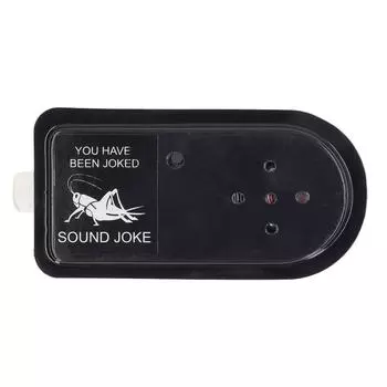 Звуковая игрушка со сверчками, автоматическое выключение, наклейка на заднюю панель, раздражающая игрушка-шумелка, черная белый