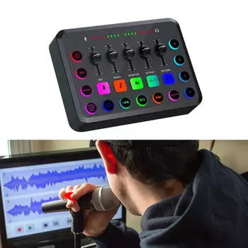 Звуковая консольная система микшера, 5 каналов, профессиональный диджей для выступлений