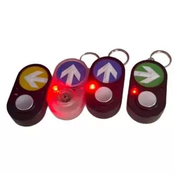 Звуковой аксессуар Тротуарная кнопка светофора Брелок Игрушка светофор День защиты детей Style 4