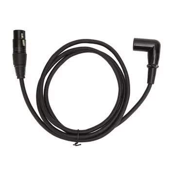 Звуковой кабель XLR, угловой, с разъемом «папа-мама», посеребренный, 3-контактный, XLR, микрофонный шнур для динамика