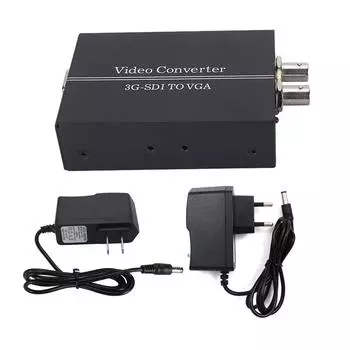 Звуковой конвертер SDI в VGA с поддержкой 1080P SD HD 3G Адаптер SDI в VGA с выходом 3,5 мм для VGA SDI D US Plug