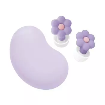 звуковые беруши цветочные беруши с чехлом силиконовый тип фиолетовый SP-2022-V