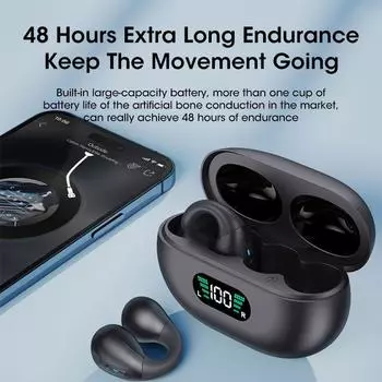 Звуковые наушники-вкладыши TWS беспроводные наушники Bluetooth 5.3 наушники HiFi стерео спортивные водонепроницаемые заушные микрофоны