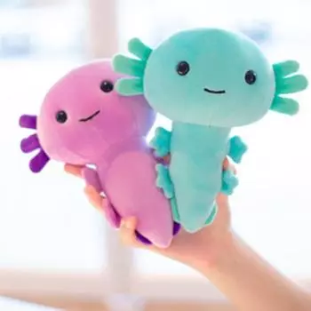 ZXW Аксолотль плюшевая кукла антисплит пушистый домашний декор настольные украшения мягкая кукла Аксолотль для рабочего стола синий