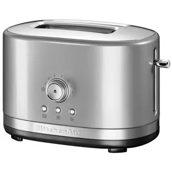 Тостер KitchenAid, серебристый, 5KMT2116ECU с ручным управлением
