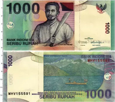 Банкнота 1000 рупий Индонезии 2013 года