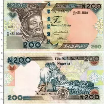 Банкнота 200 найр Нигерии 2005 года Портрет сэра А