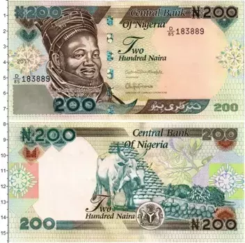 Банкнота 200 найр Нигерии 2017 года Портрет сэра А