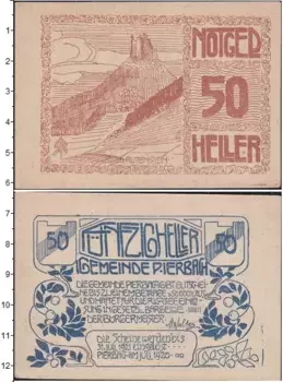 Банкнота 50 геллеров Германия : Нотгельды 1920 года