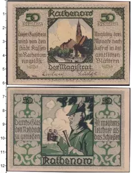 Банкнота 50 пфеннигов Германия : Нотгельды 1921 года