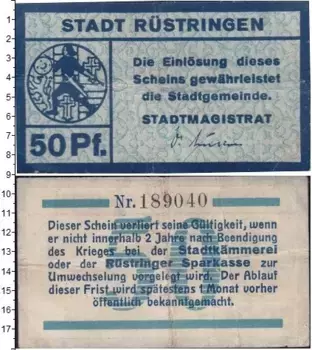 Банкнота 50 пфеннигов Германия : Нотгельды 1921 года