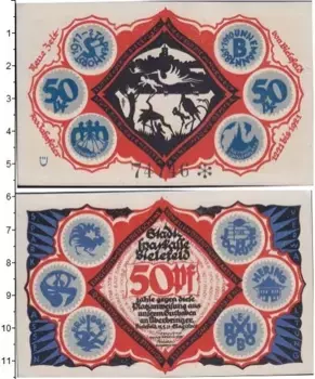 Банкнота 50 пфеннигов Германия : Нотгельды 1921 года
