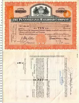 Банкнота Облигация Америки 1952 года Банк Пенсильвании