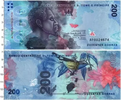 Банкнота 200 добрас Сан-Томе и Принсипи 2020 года