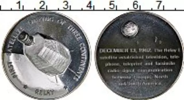 Медаль Америки Серебро Космос, RELAY