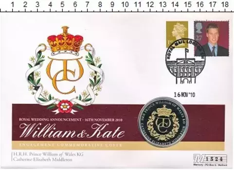 Медаль Англии 2010 года Медно-никель Позолота