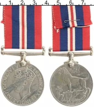 Медаль Англии Медно-никель Георг VI