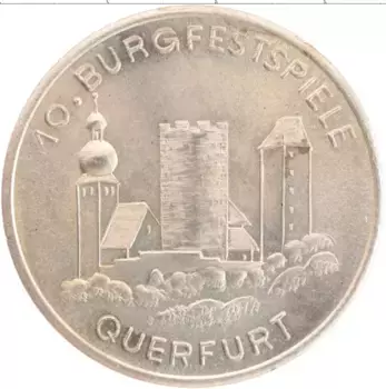Медаль ГДР 1974 года Медно-никель Кюрфурт
