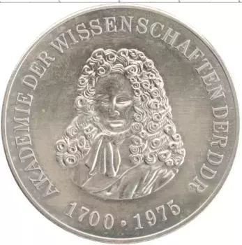 Медаль ГДР 1975 года Медно-никель 275 лет академии