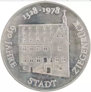 Медаль ГДР 1978 года Медно-никель 650 лет Зегенрух