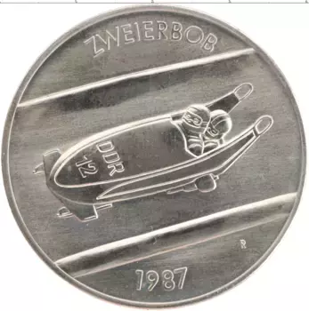 Медаль ГДР 1988 года Медно-никель Олимпийские игры