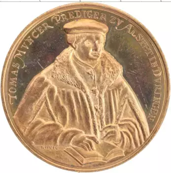 Медаль ГДР Бронза Томас Мюнцер