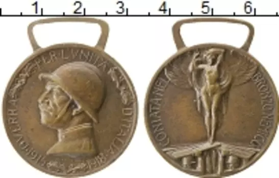 Медаль Италии Бронза Памятная медаль Итало-австрийской войны 1915-1918 гг