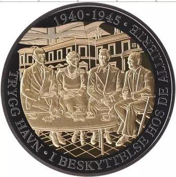 Медаль Норвегии Медно-никель Норвегия во Второй Мировой войне