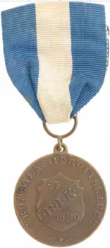 Медаль Швеции 1918 года Бронза Спортивный клуб B
