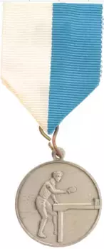 Медаль Швеции 1977 года Медно-никель Настольный теннис