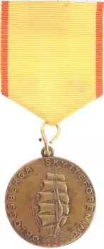 Медаль Швеции 1983 года Бронза Парусная регата