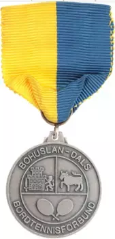 Медаль Швеции 2001 года Латунь Настольный теннис