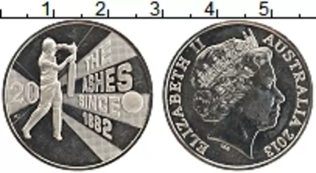 Монета 20 центов Австралии 2013 года Елизавета II
