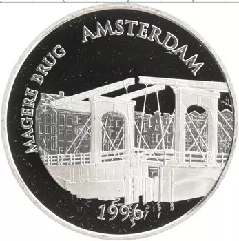Монета 100 франков Франции 1996 года Серебро Амстердам