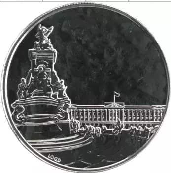 Монета 100 фунтов Англии 2015 года Серебро Елизавета II