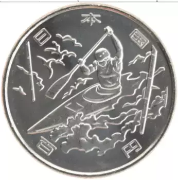 Монета 100 йен Японии 2019 года Медно-никель Олимпийские игры в Токио 2020