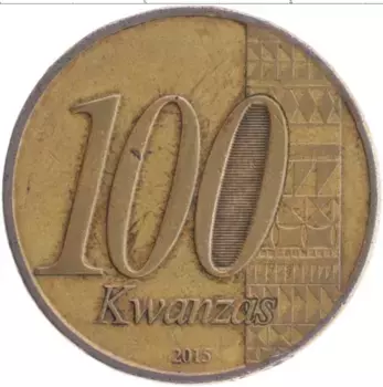 Монета 100 кванза Анголы 2015 года Латунь 40 лет независимости