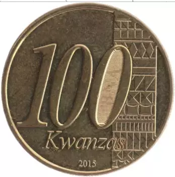 Монета 100 кванза Анголы 2015 года Латунь 40 лет независимости