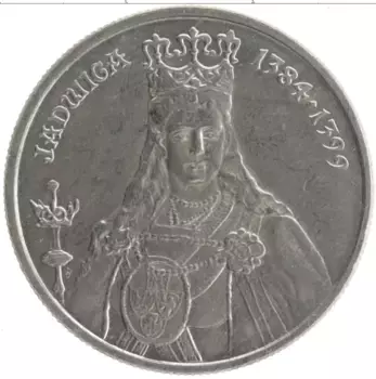 Монета 100 злотых Польши 1988 года Медно-никель Королева Ядвига