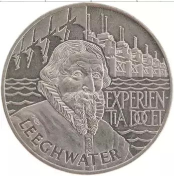 Монета 10 экю Нидерланд 1993 года Медно-никель Ян Лигуотер